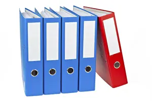 File Folder Storage Prints: File folders with documents and papers