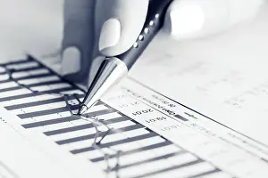 Financial Graph Analysis Prints: Financial graphs analysis