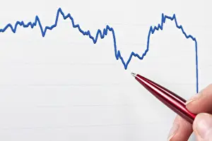 Economic Crisis Management Prints: Financial graphs analysis