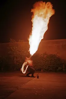 Freedom Of Expression Prints: Fire breather