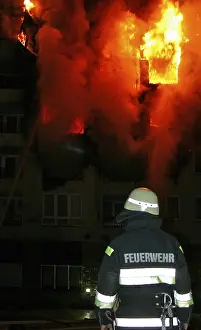 Fire Brigade in Action Print