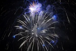 No People Night Shot Prints: Fireworks