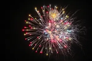 Atmospheric Night Shot Prints: Fireworks