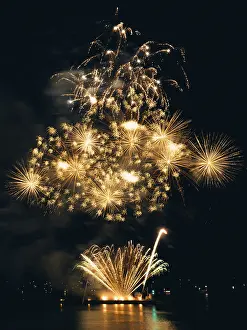 Plymouth Fireworks Display Prints: Fireworks Display, British Firework Championships