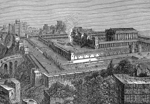 Temple Of Solomon Prints: The first temple Beit HaMikdash