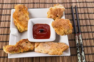 Crustacean Meal Ideas Prints: Fish with chilli sauce