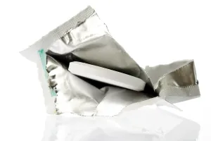Healthcare System Products Prints: Fizzy tablet, opened packaging