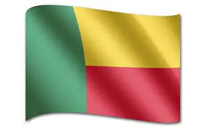 Computer Graphic Flag Design Prints: Flag of Benin