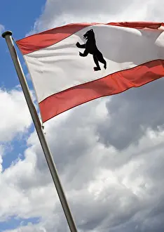 Berlin Capital City Prints: Flag of Berlin, Germany