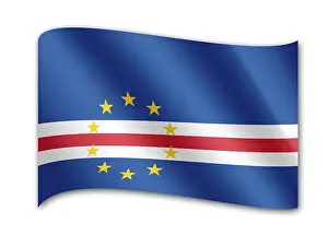 Symbolic State Flags Prints: Flag of Cape Verde