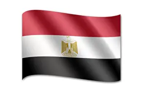 Symbolic National Ensigns Prints: Flag of Egypt