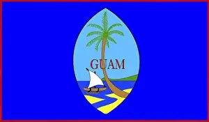 Flag Of America Prints: Flag of Guam