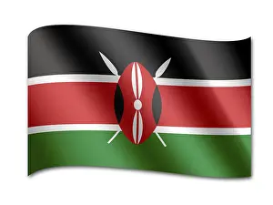 Kenya Flag Prints: Flag of Kenya