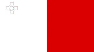 Malta Flag Prints: Flag of Malta