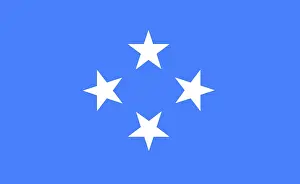 Micronesia Flag Prints: Flag of Micronesia