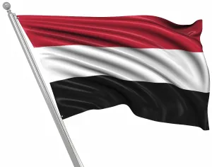 Related Prints: Computer Generated 3D Rendered Flag of Yemen Print