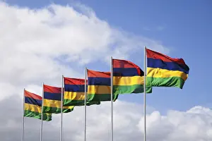 Island State Flags Prints: Flags of Mauritius