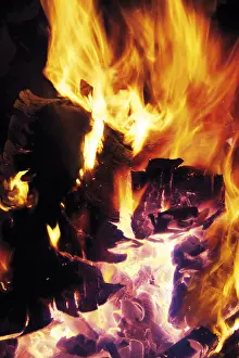 Burning Flames Prints: Flames