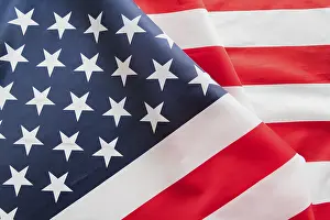 USA Flag Prints: Flapping usa flag