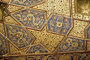 Embellished Decorative Item Prints: Floral art pattern example of the Ottoman time