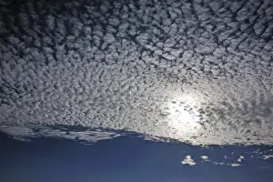 Cirrocumulus Clouds Prints: Fluffy clouds or cirrocumulus clouds
