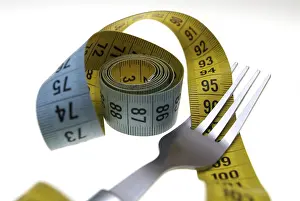 Weight Loss Icon Prints: Fork with tape
