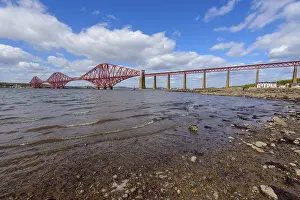 Prints of Forth Bridge over Firth of Forth, South Queensferry, Edinburgh, Scotland, United Kingdom Forth Bridge Prints: Forth Bridge Print, South Queensferry, Scotland