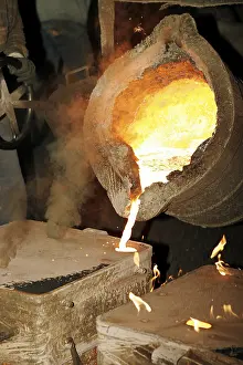 Industrial Plant Prints: In a foundry