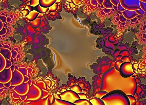 Abstract Fractals Prints: Fractal graphics, abstract