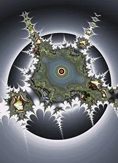 Abstract Geometry Prints: Fractal graphics, abstract