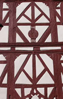 Half Timbered Building Prints: Framework house