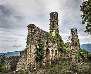 Dramatic European Landscapes Prints: Former Franciscan Monastery of Orezza