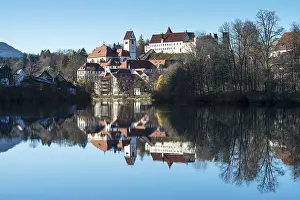 Lech River Germany Prints: The former Franciscan Monastery of St