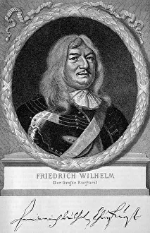 Historical Print of Frederick William the Great Elector