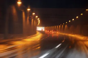 Motorway Construction Prints: Freeway tunnel