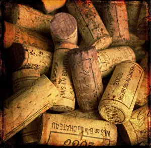 Empty Wine Cellar Prints: French wine corks