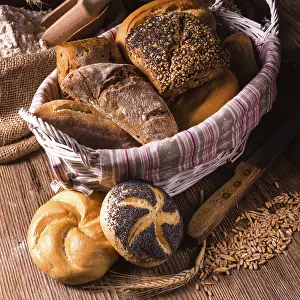 Wholemeal Bread Prints: Fresh rolls