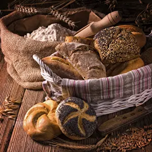 Wholemeal Bread Prints: Fresh rolls