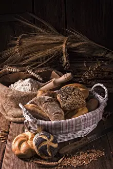 Wholemeal Breakfast Prints: Fresh rolls