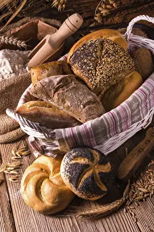 Wholemeal Bread Prints: Fresh rolls