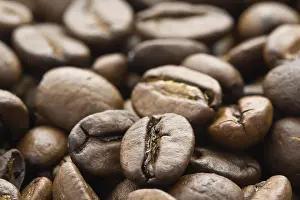 Caffeine Rich Food Prints: Fried coffee beans