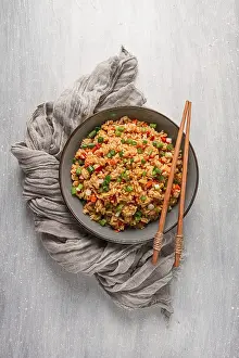 Fried Rice Prints: Fried Rice, with vegetables and egg