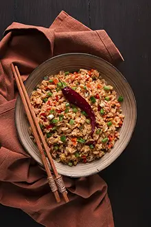 Fried Rice Prints: Fried Rice, with vegetables and egg