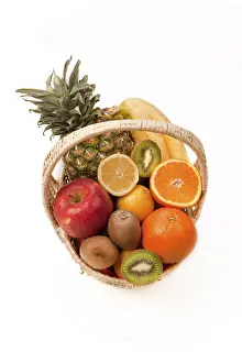 Studio Shot Fruit Prints: Fruit basket