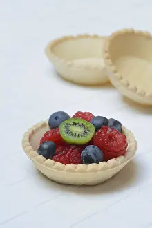 Balanced Diet Foods List Prints: Fruit in tartlet base, raspberry