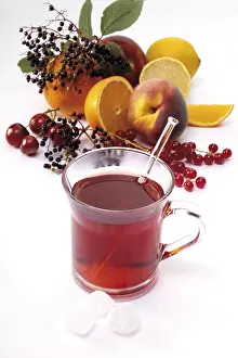 Studio Shot Drinks Prints: Fruit tea