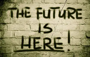 Symbolic Picture Prints: The Future Is Here Concept