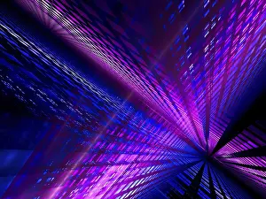 Virtual Reality Background Prints: Future technology, sci fi or virtual reality background