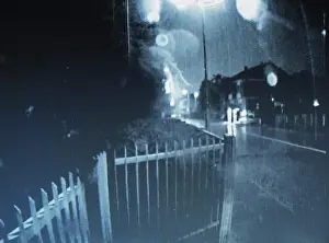 Images Dated 6th February 2024: Fuzzy CCTV Still Print