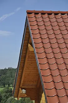 Deserted House Facade Prints: Gable
